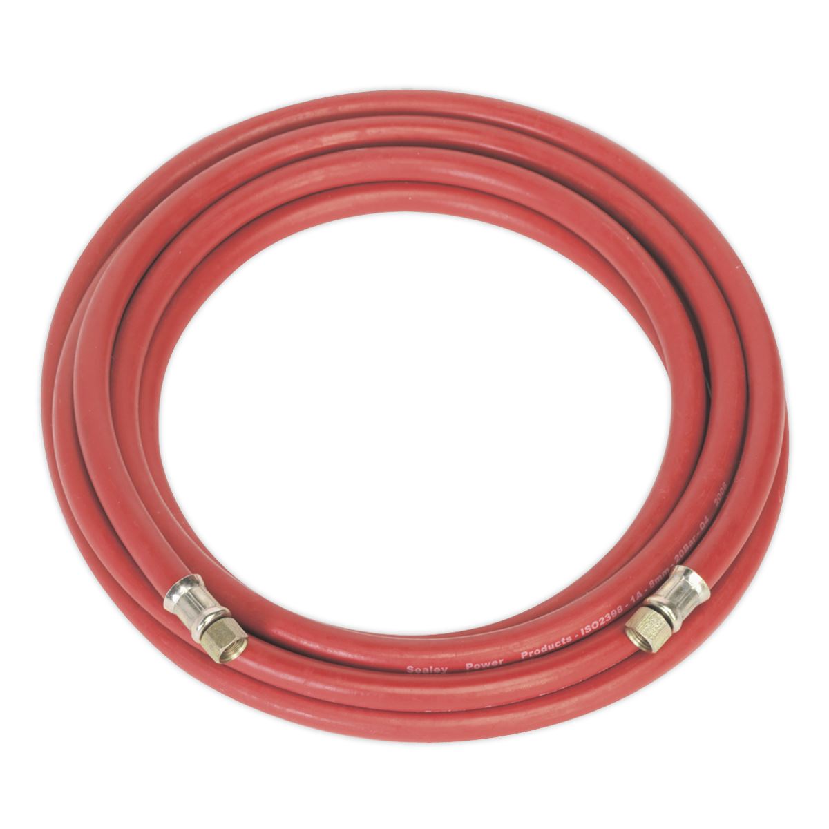 Sealey Air Hose 5m x Ø8mm with 1/4"BSP Unions