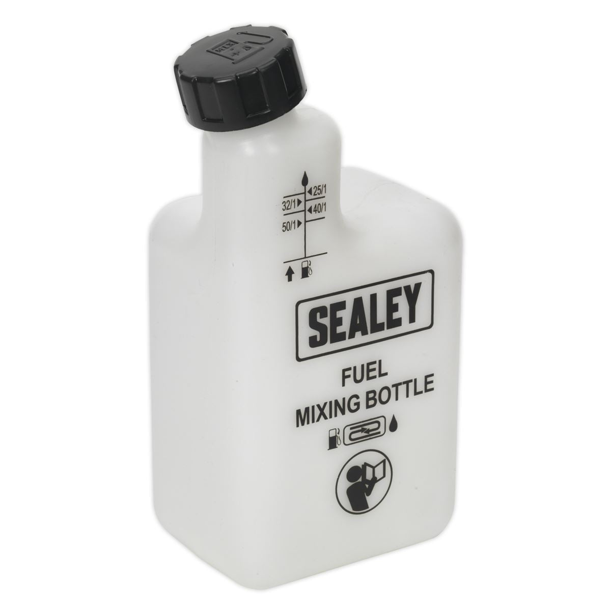 Sealey 1 Litre 2 Stroke Petrol/Fuel Mixing Bottle Engine Oil Ratios Car Motorbike