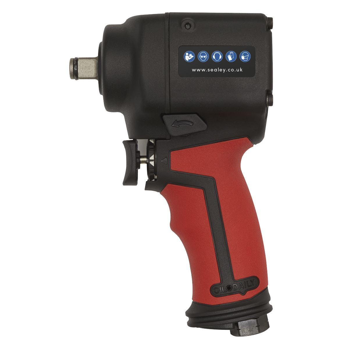 Sealey Premier Air Impact Wrench 1/2"Sq Drive Stubby - Twin Hammer
