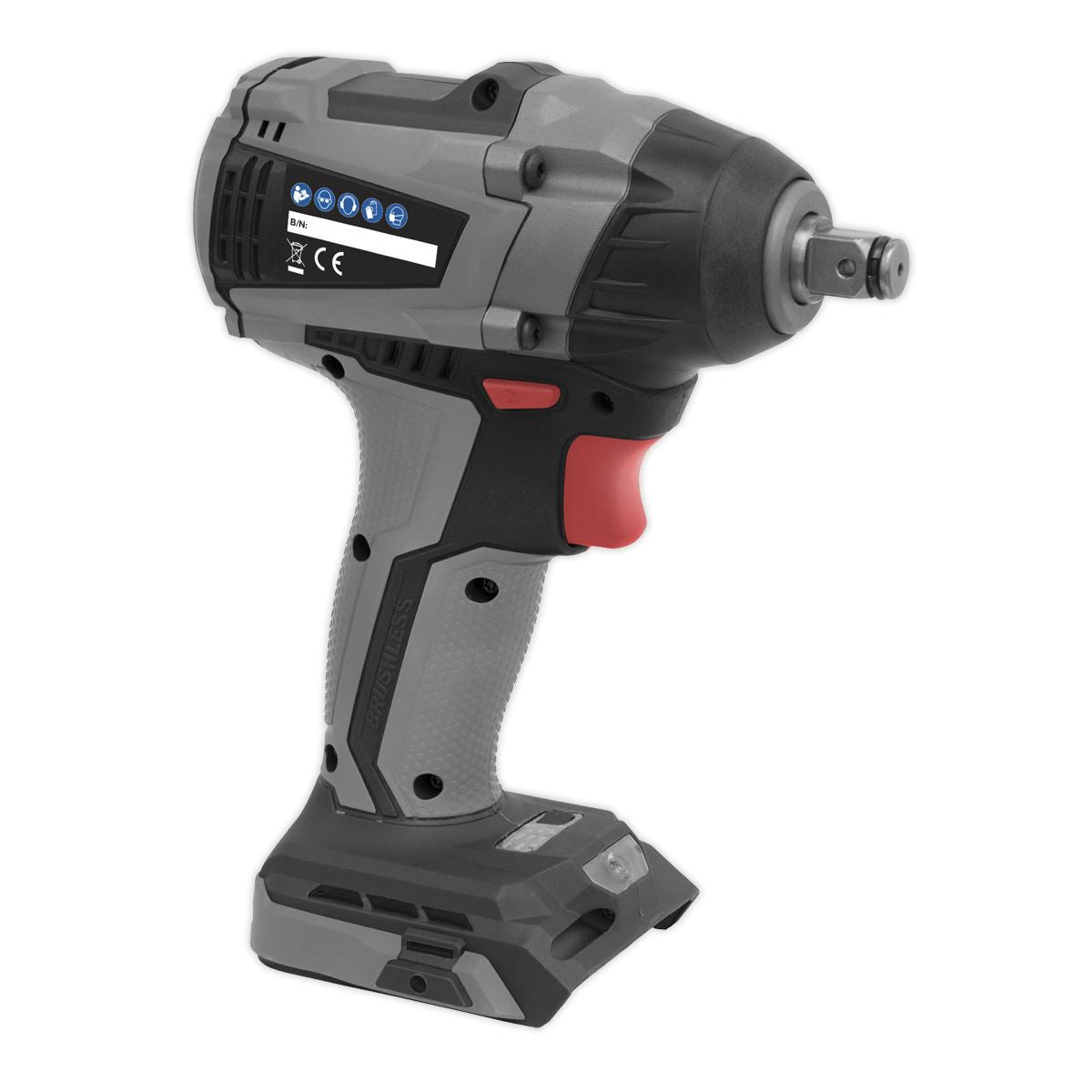 Sealey Premier Brushless Impact Wrench 20V 1/2"Sq - Body Only