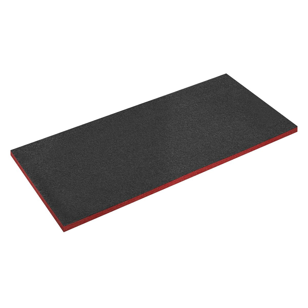 Sealey Easy Peel Shadow Foam Red Black 1200 x 550 x 30mm Tool Tray Insert