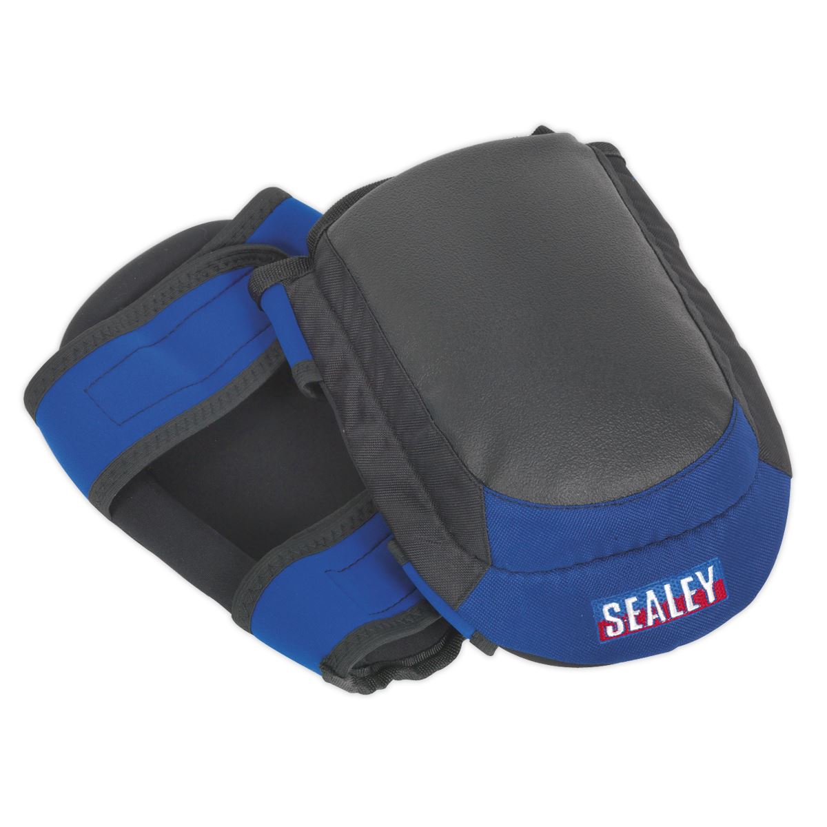 Worksafe by Sealey Heavy-Duty Double Gel Knee Pads - Pair