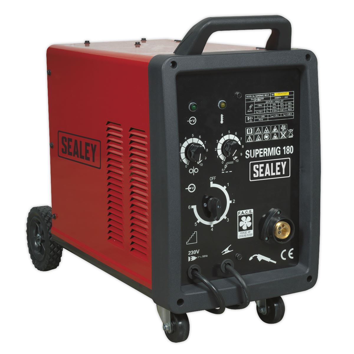 Sealey Professional MIG Welder 180A 230V with Binzel® Euro Torch