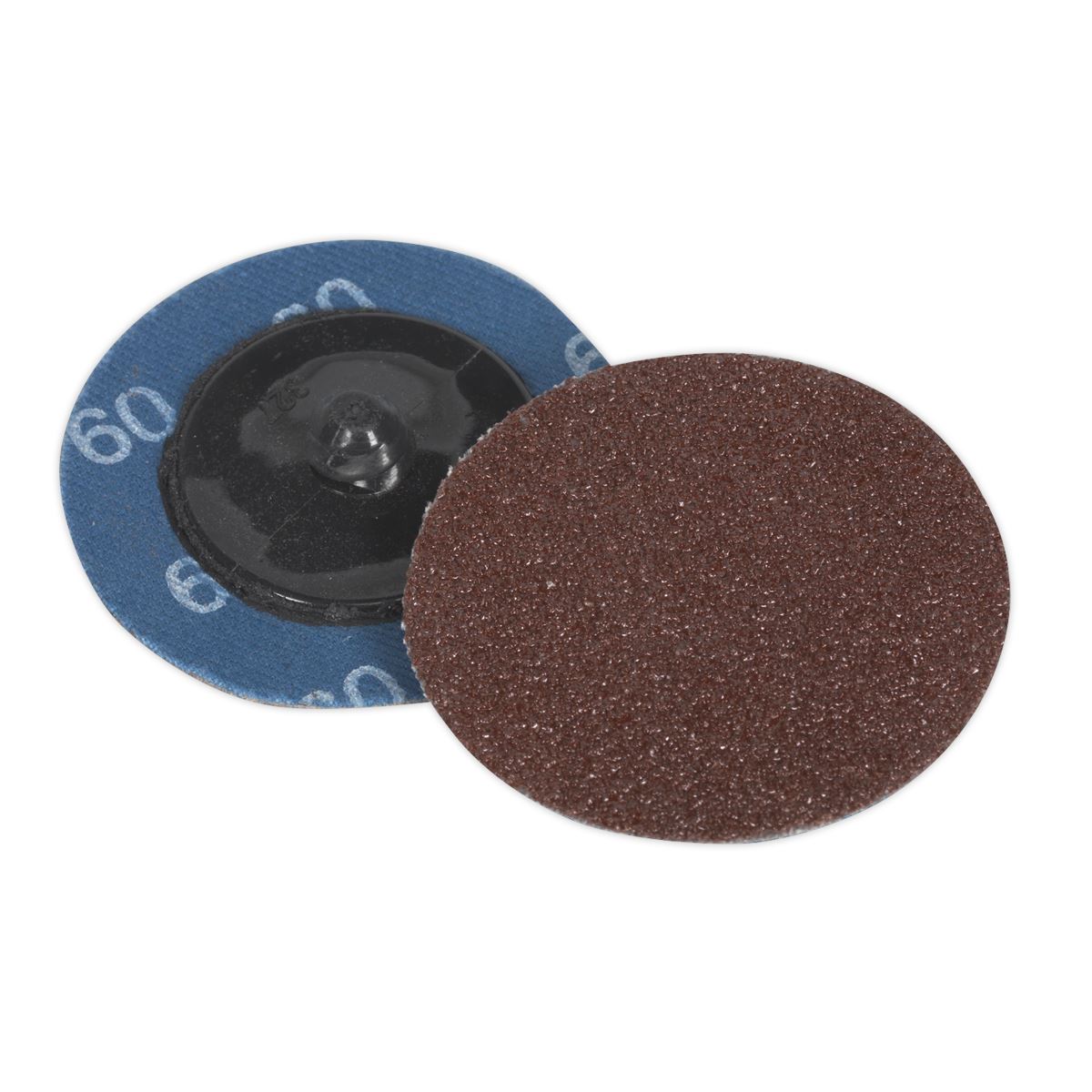 Sealey Quick-Change Sanding Disc Ø50mm 60Grit Pack of 10