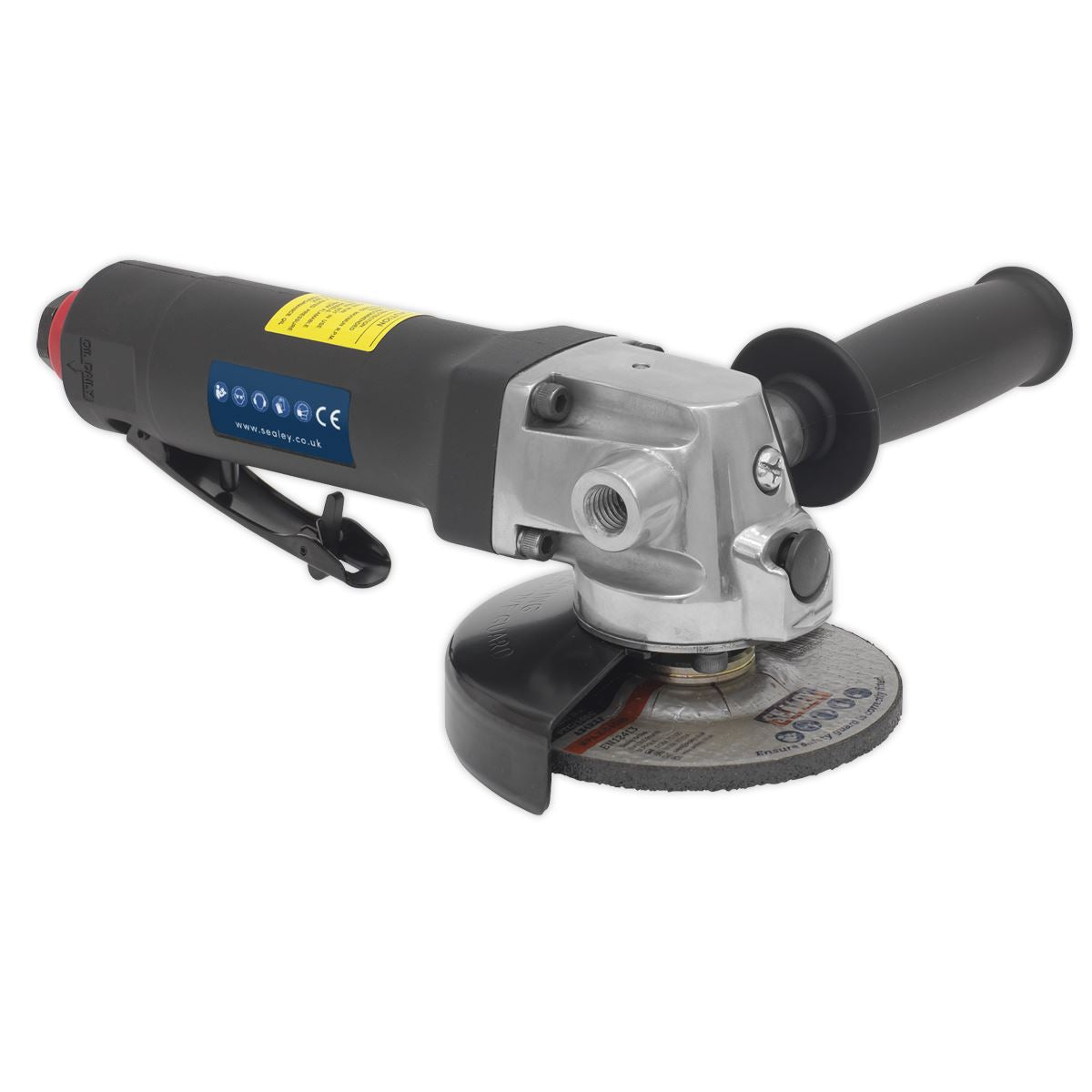 Sealey Premier Air Angle Grinder Ø100mm Composite Housing