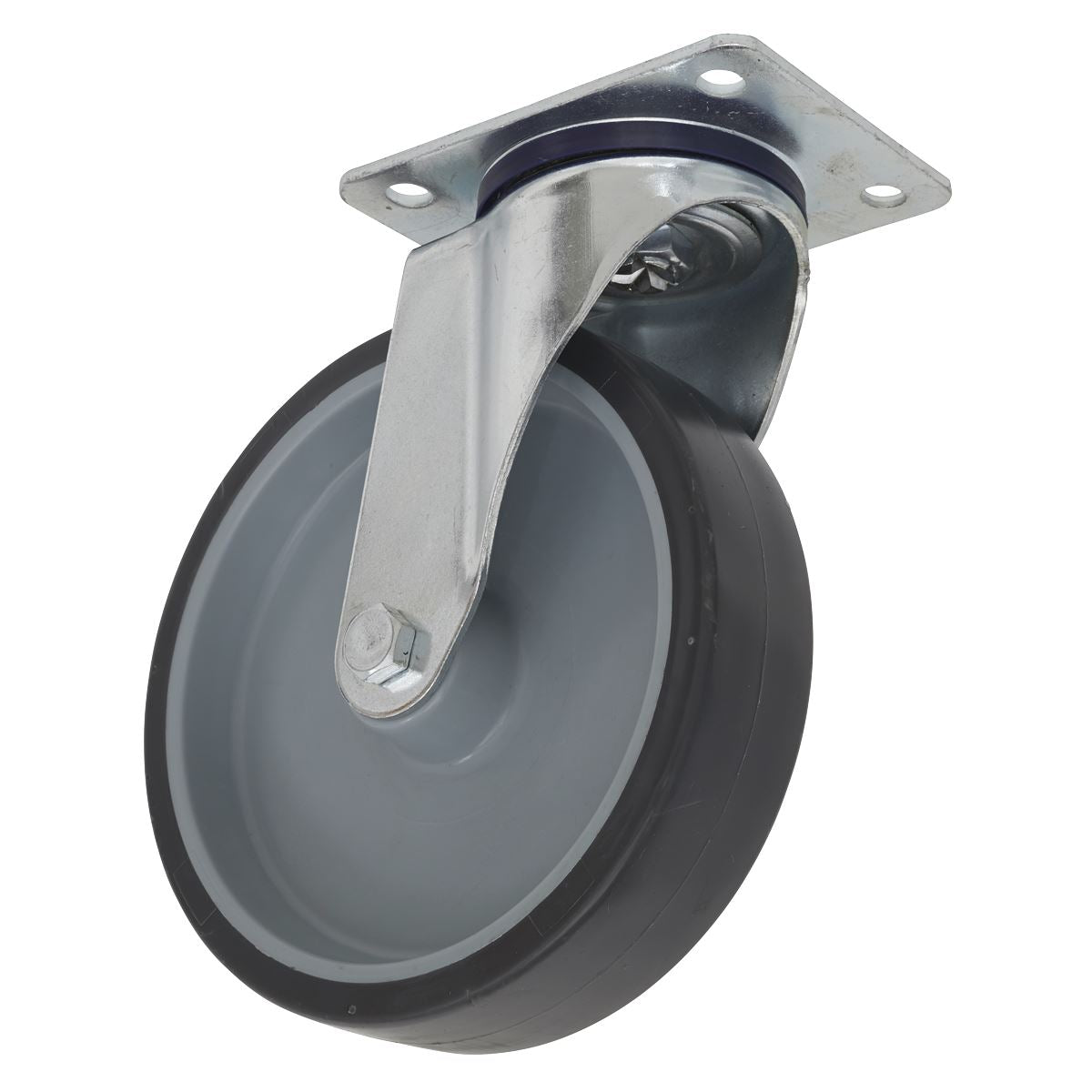 Sealey Medium-Duty Thermoplastic Swivel Castor Wheel Ø75mm - Trade