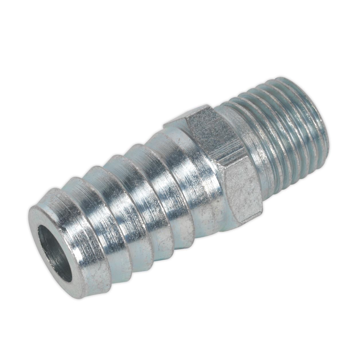 PCL Screwed Tailpiece Male 1/4"BSPT - 1/2" Hose Pack of 5