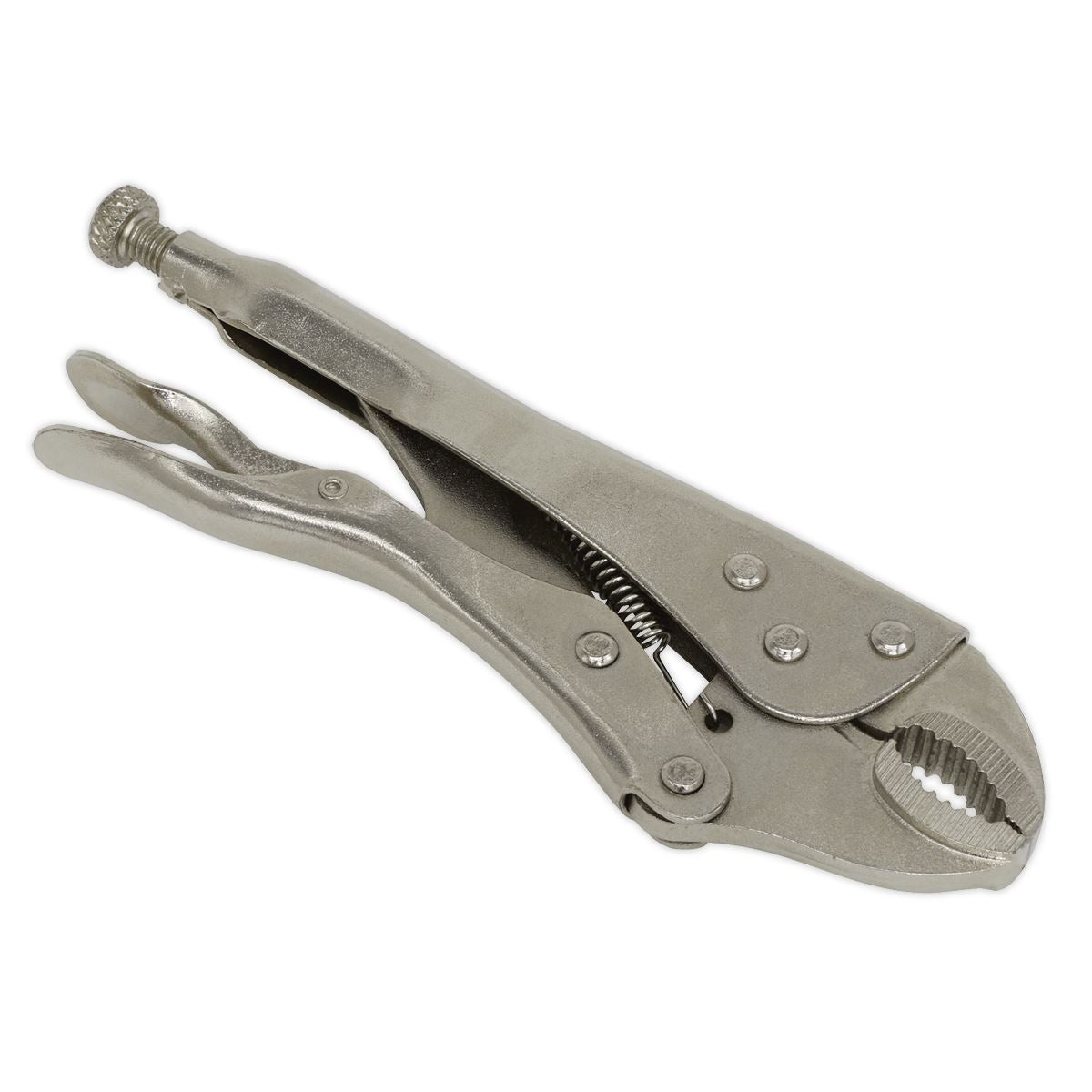 Siegen by Sealey Locking Pliers 175mm Curved Jaw