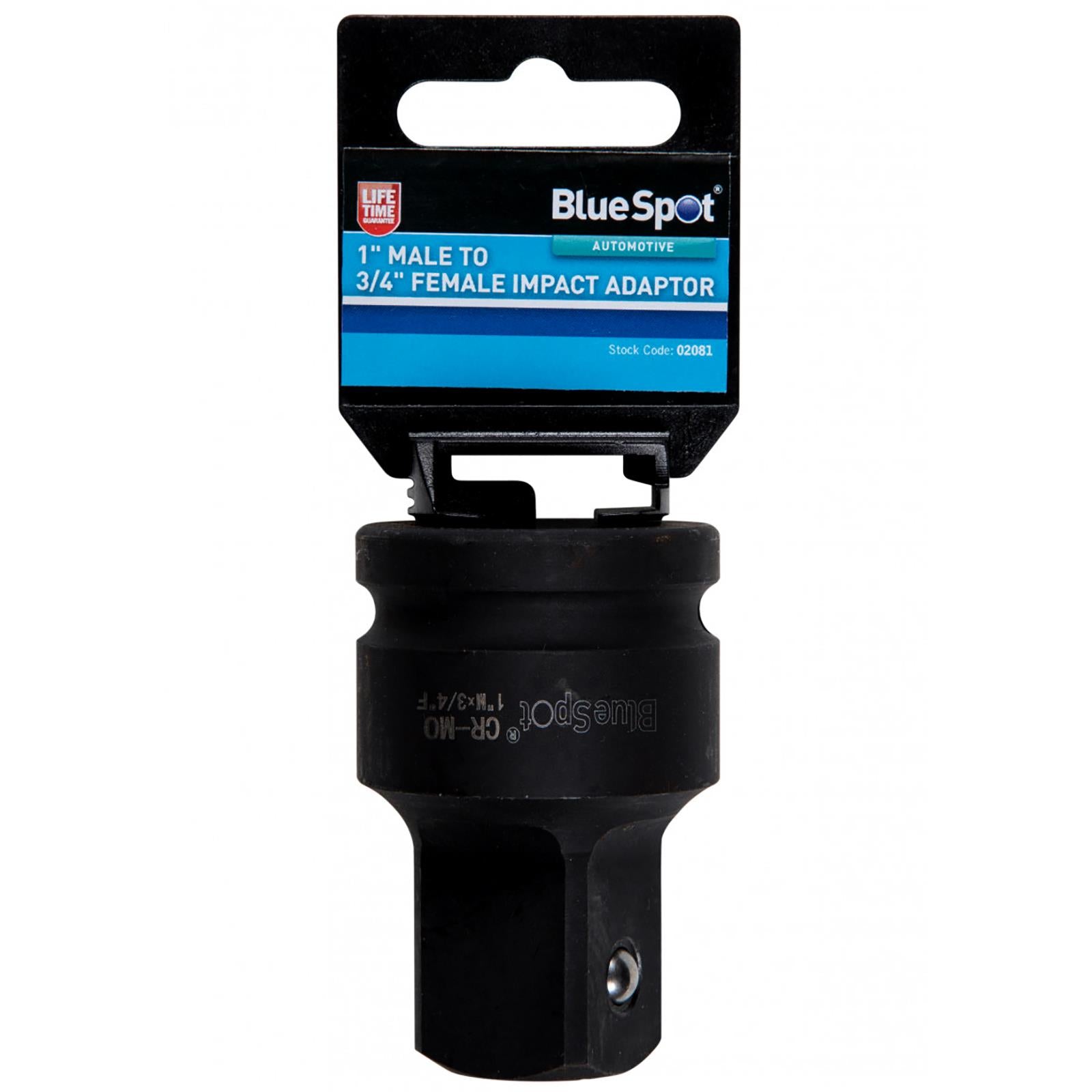 BlueSpot Impact Socket Adaptor 3/4" Female to 1" Male