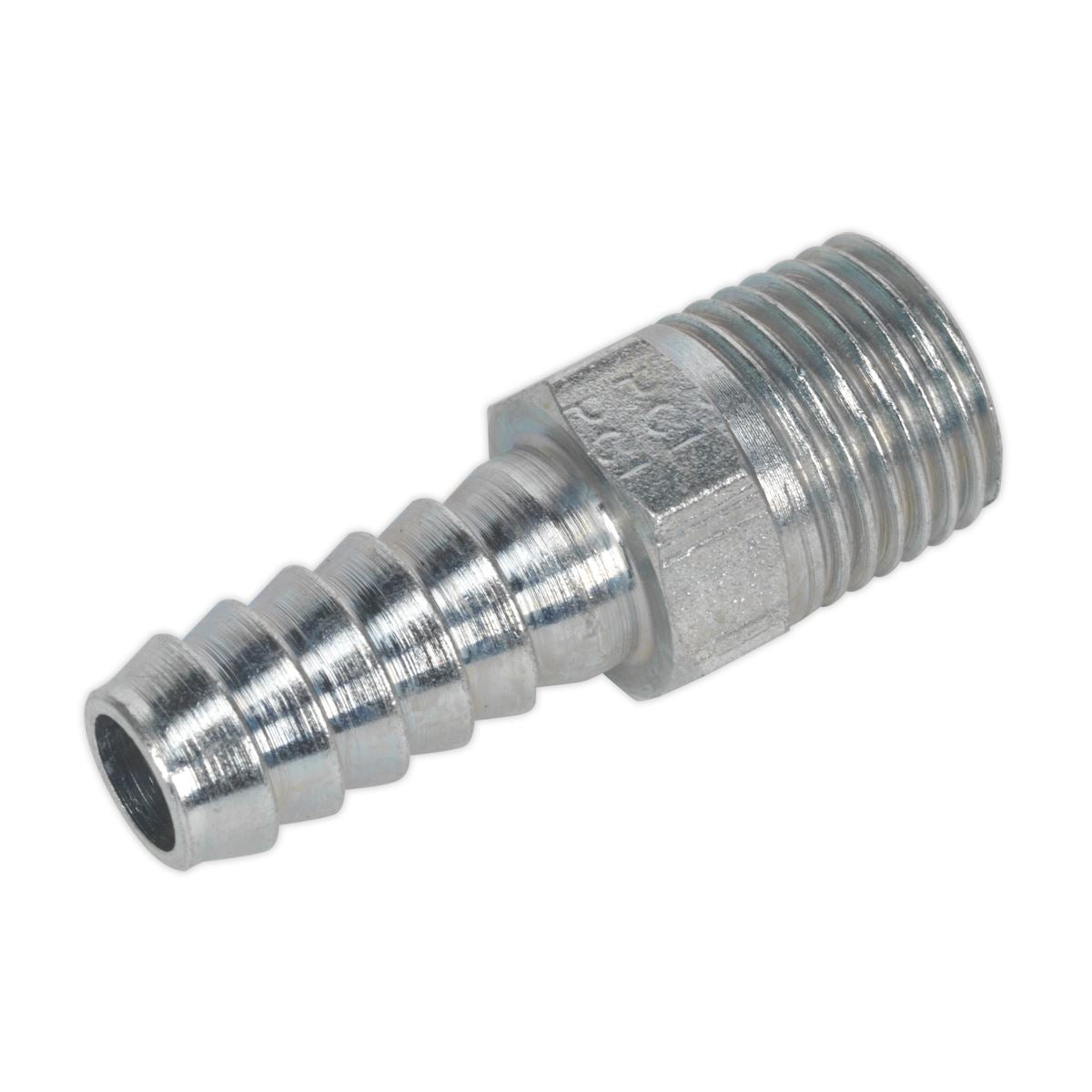 PCL Screwed Tailpiece Male 1/4"BSPT - 5/16" Hose Pack of 5