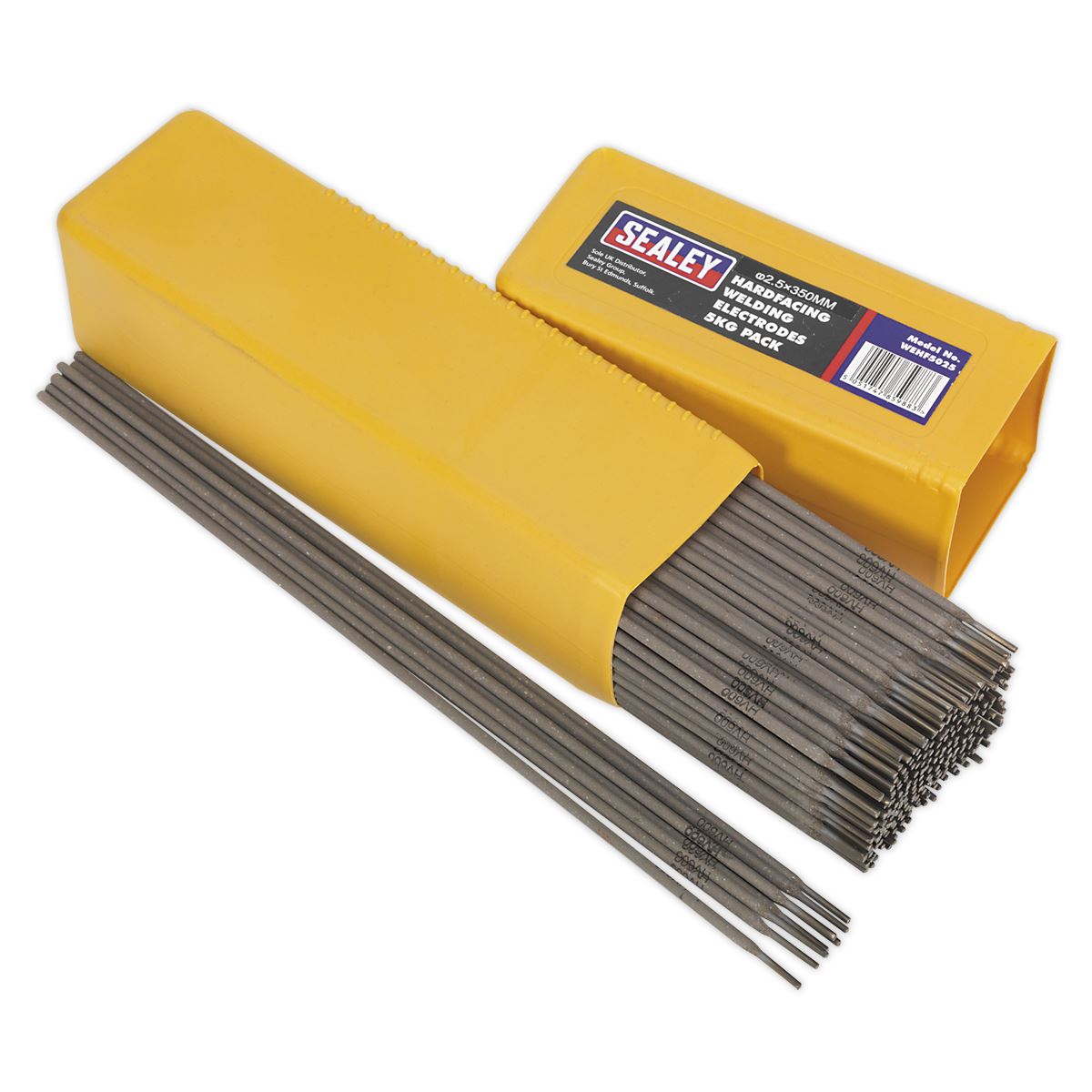 Sealey Welding Electrodes Hardfacing Ø2.5 x 300mm 5kg Pack