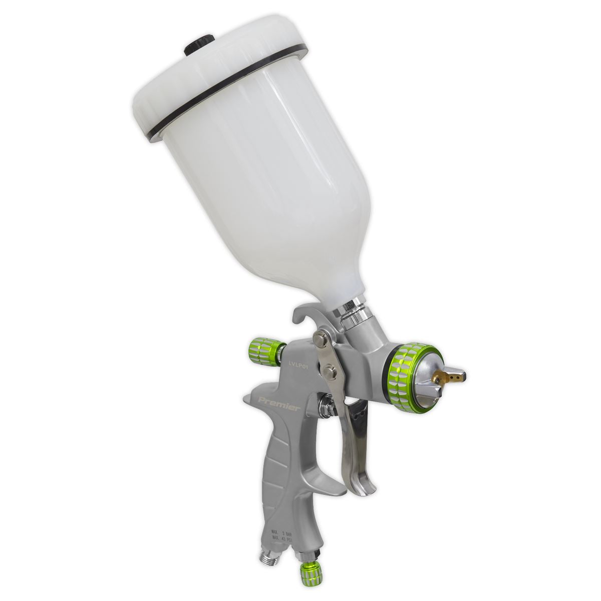 Sealey Premier LVLP Gravity Feed Spray Gun - 1.4mm Set-Up