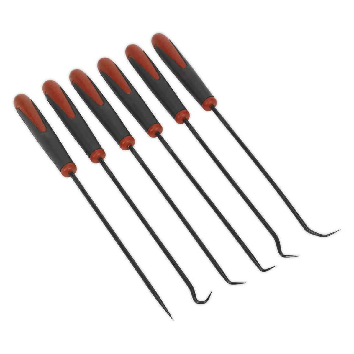 Sealey Hook and Pick Set Extra Long 6 Piece