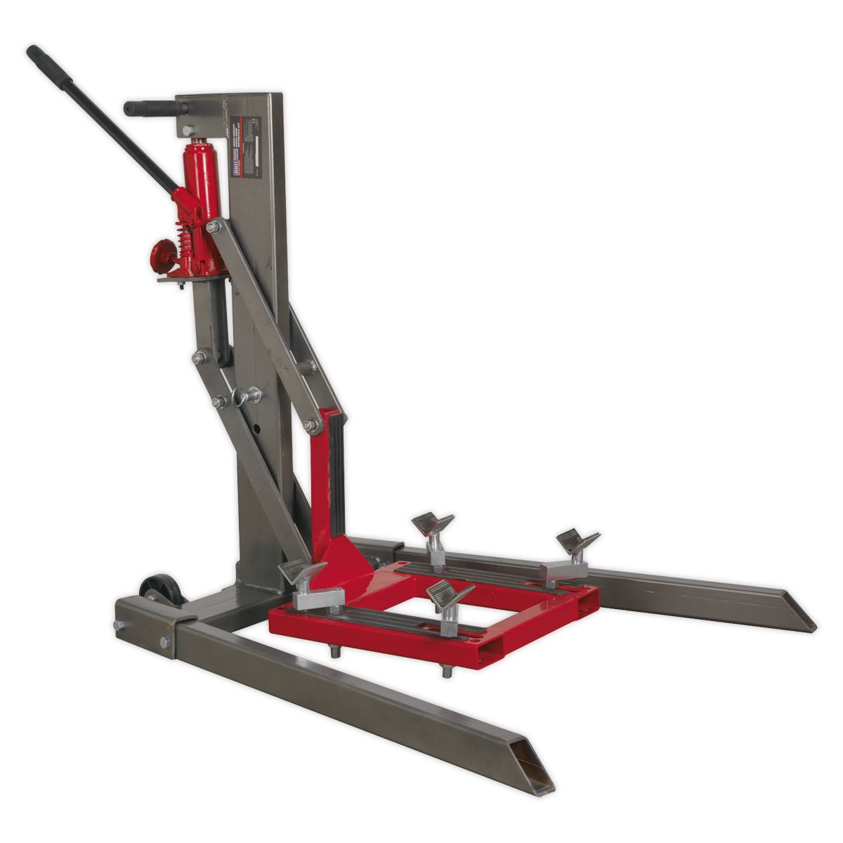 Sealey Single Post Hydraulic Motorcycle Lift 450kg Capacity