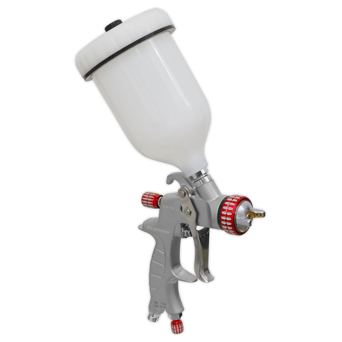 Sealey Premier HVLP Gravity Feed Spray Gun - 1.3mm Set-Up