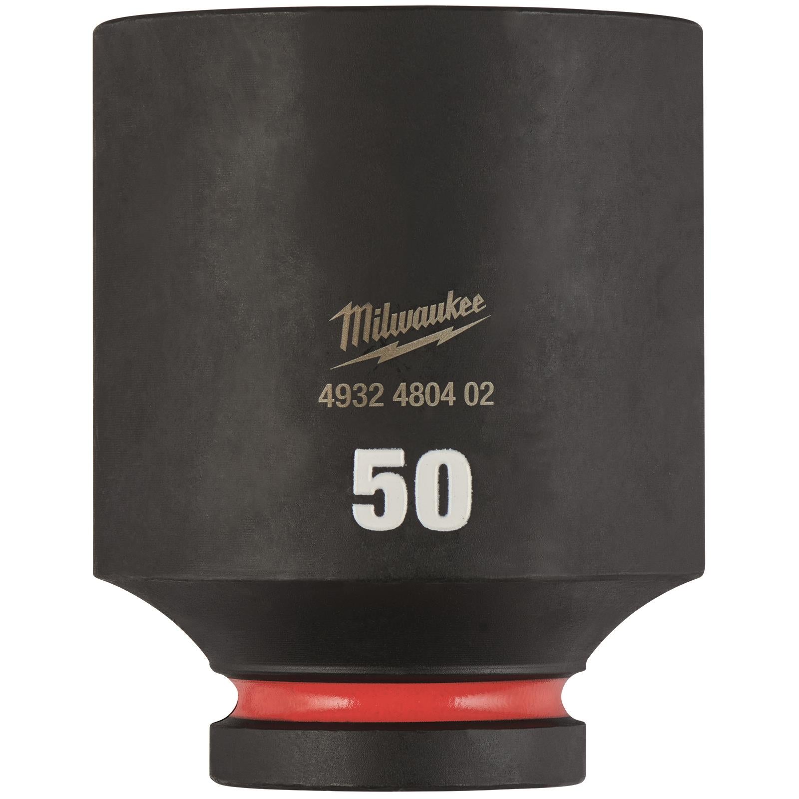 Milwaukee Impact Sockets Deep 3/4" Drive 17-50mm SHOCKWAVE Impact Duty