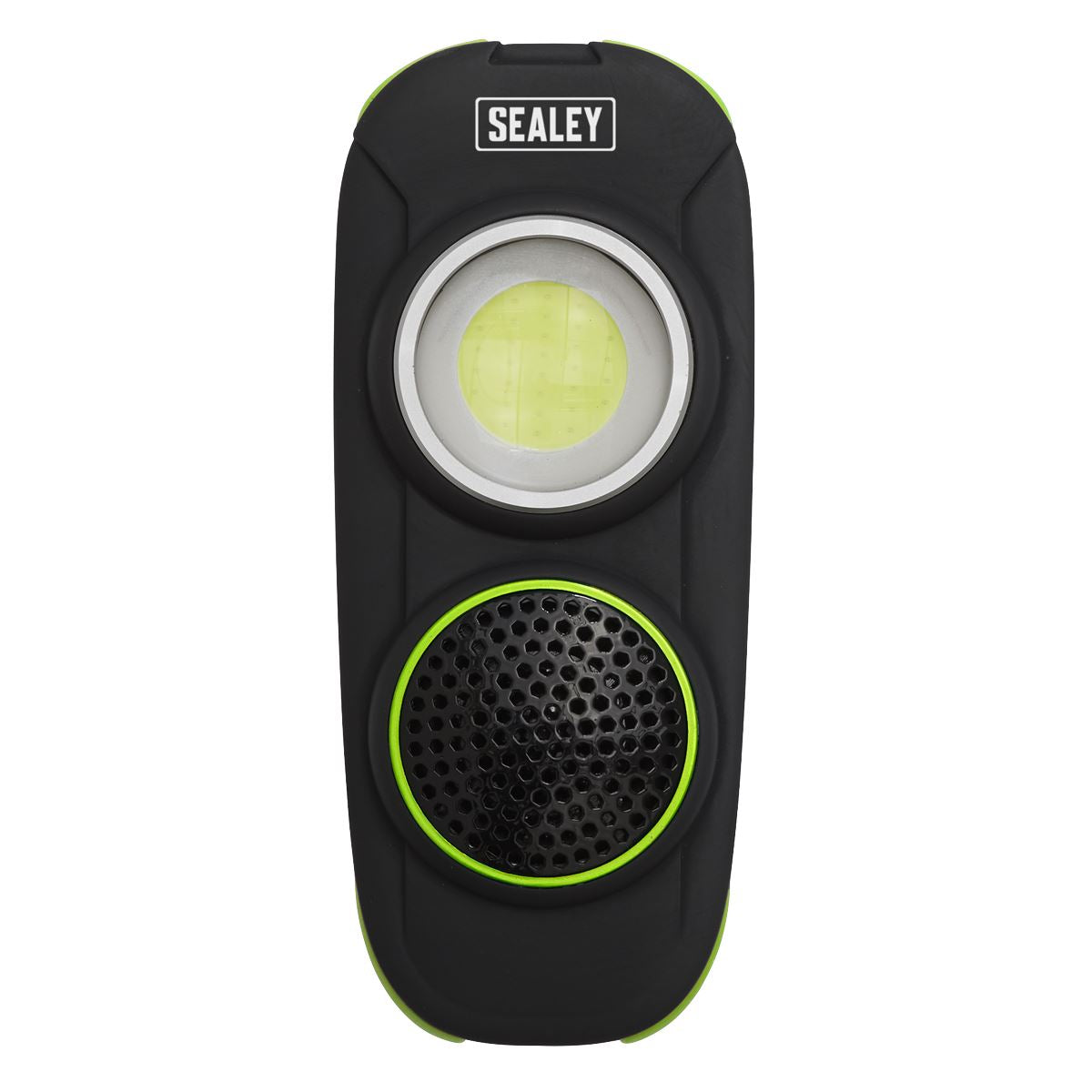 Sealey Rechargeable Torch with Wireless Speaker 10W COB LED 500 Lumens