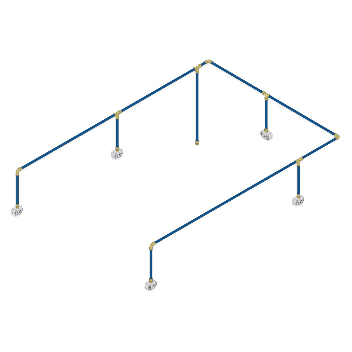 John Guest SharkBite® 36m 5-Drop Air Supply System Kit