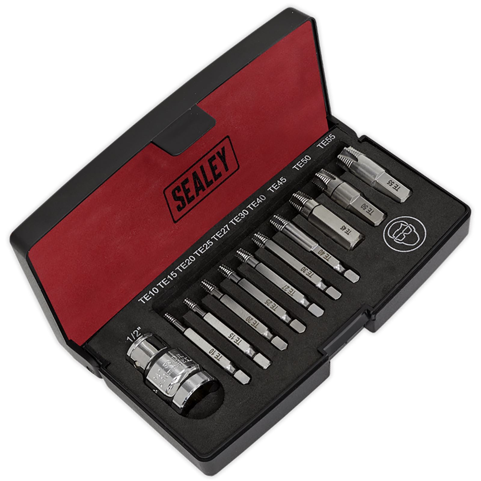 Sealey 11 Piece Trx-Star Fitting Screw Extractor Set E10-E55