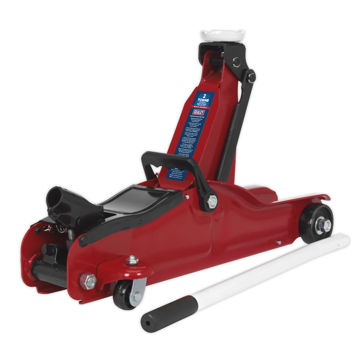 Sealey Low Profile Short Chassis Trolley Jack 2 Tonne