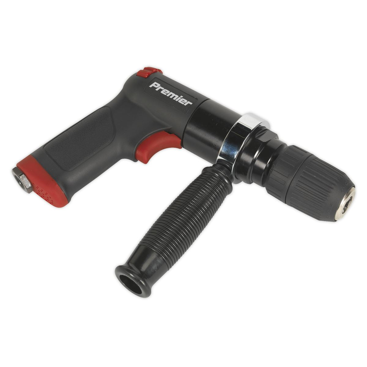Sealey Premier Air Drill Ø13mm with Keyless Chuck Composite Reversible - Premier