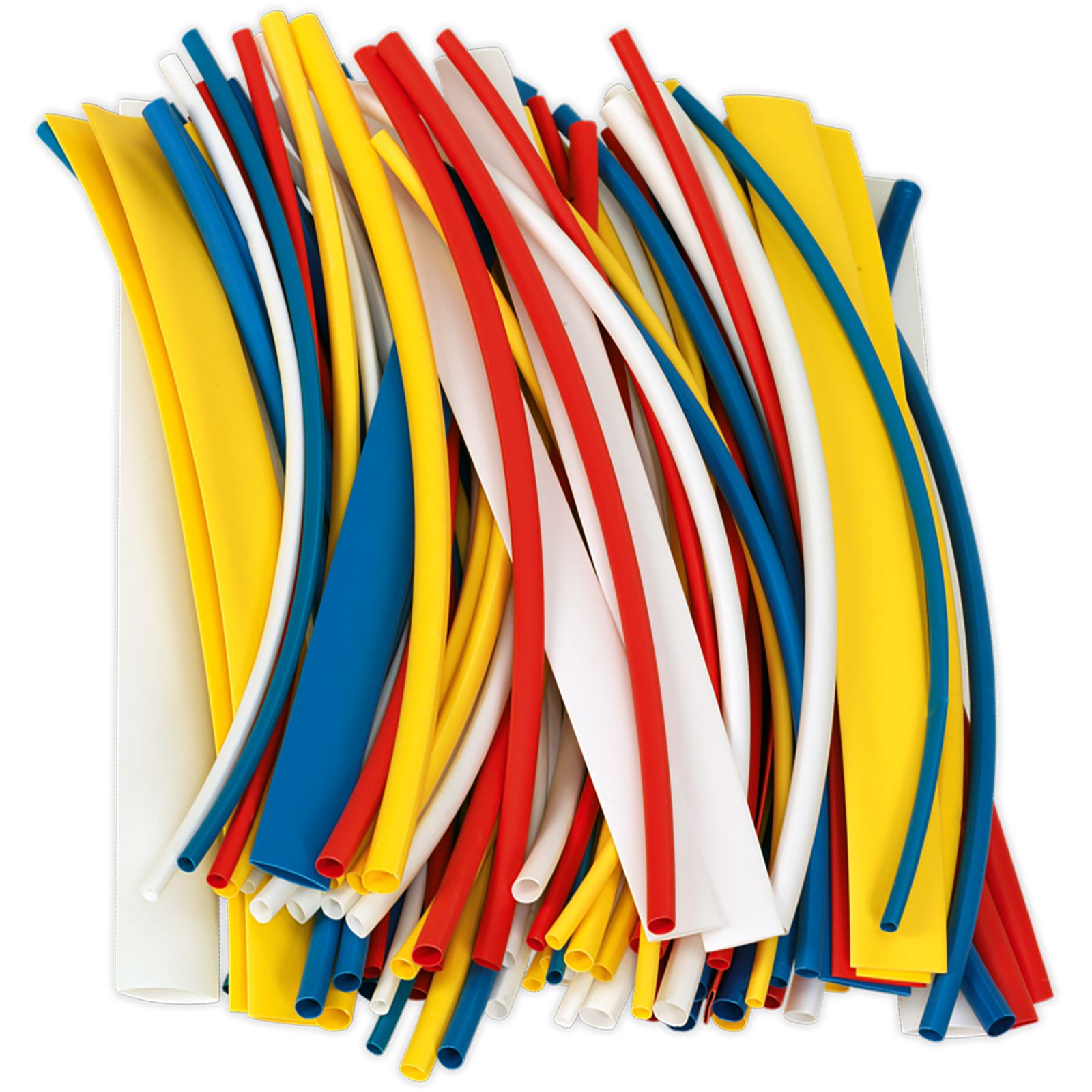 Sealey 200mm Heat Shrink Tubing Mixed Colours - Pack of 100