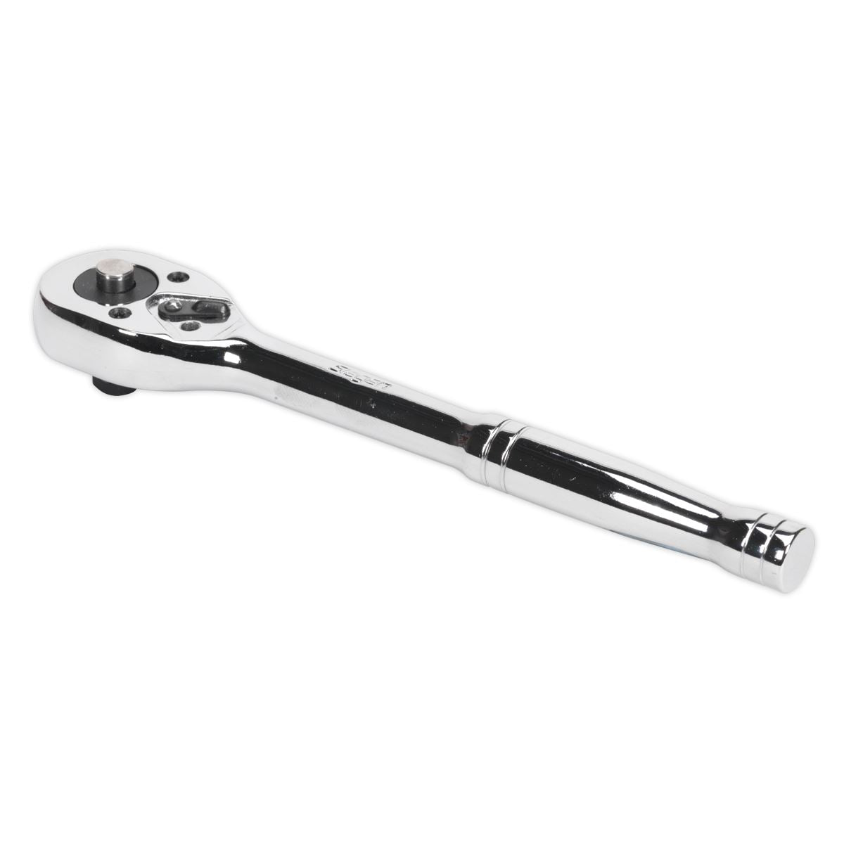 Siegen 3/8" Drive Pear Head Ratchet Wrench with Flip Reverse 45 Tooth Slim Style