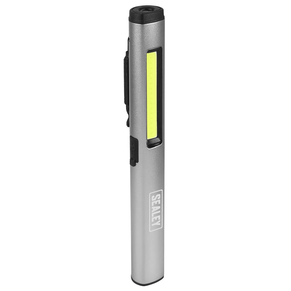 Sealey Penlight Torch with UV 5W COB & 3W SMD LED with Laser Pointer Rechargeable