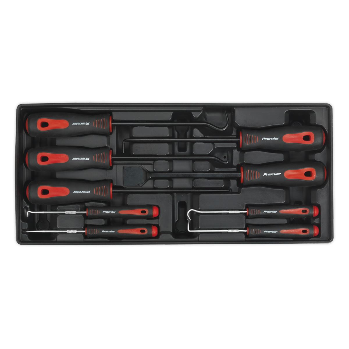 Sealey Premier Tool Tray with Scraper & Hook Set 9pc