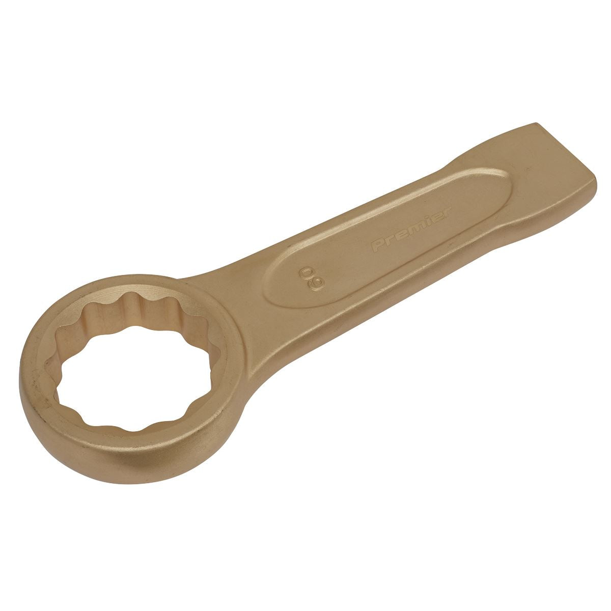 Sealey Premier Slogging Spanner Ring End 60mm - Non-Sparking