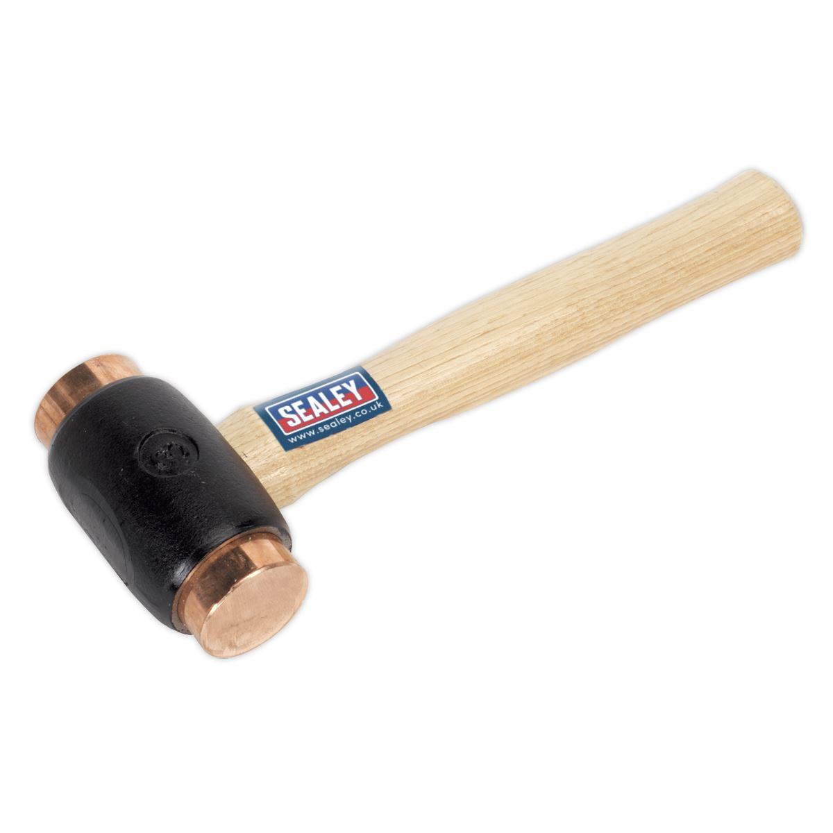 Sealey Premier Copper Faced Hammer 4.3lb Hickory Shaft