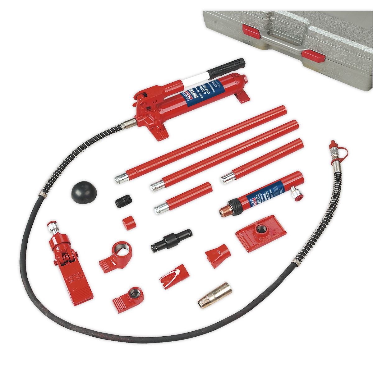 Sealey Hydraulic Body Repair Kit 4tonne SuperSnap® Type