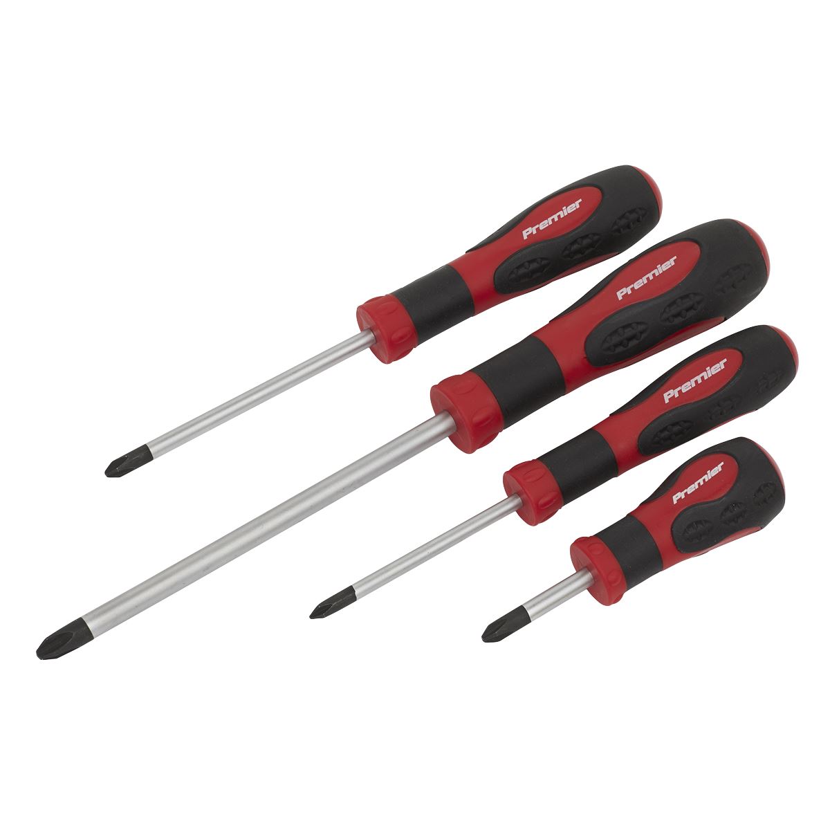 Sealey Screwdriver Set JIS Japanese Industrial Standard 4 Piece Premier