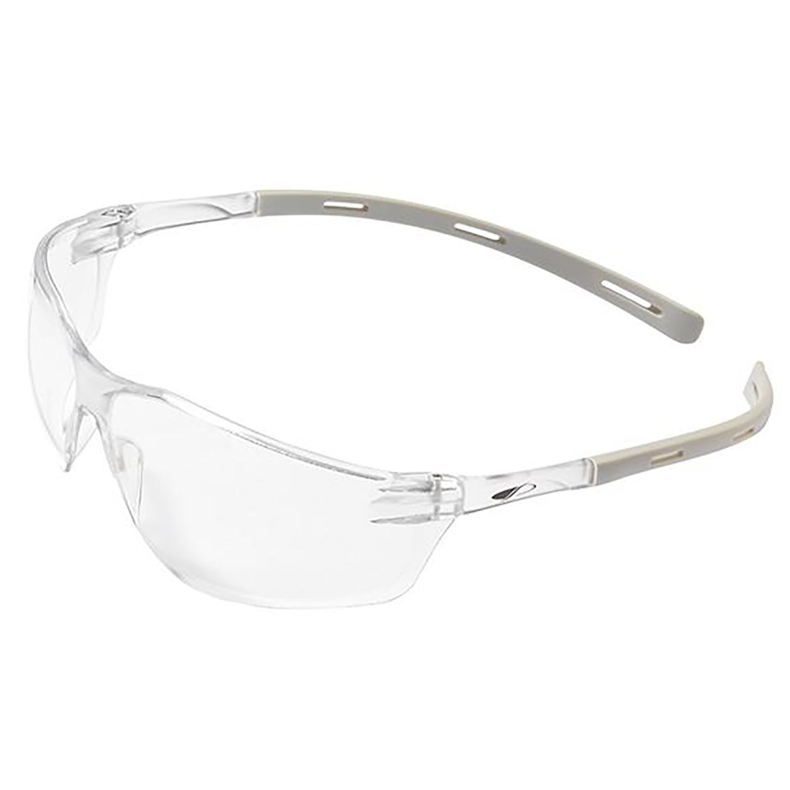 Swiss One Rigi Safety Glasses Light Grey Temples Clear Lens Anti Scratch