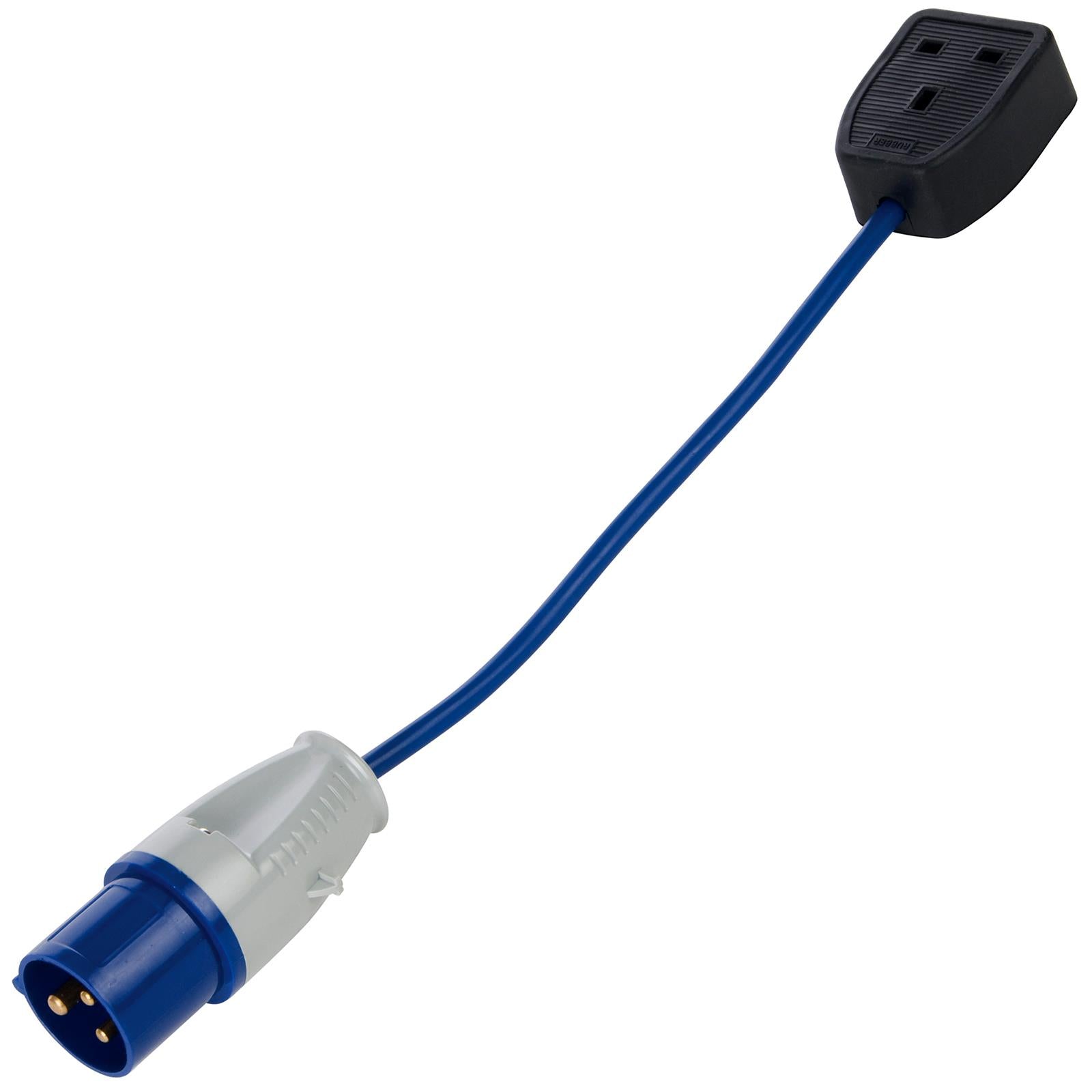 Power Master Fly Lead Converter 16A Lead To 13A Socket Caravan Camping