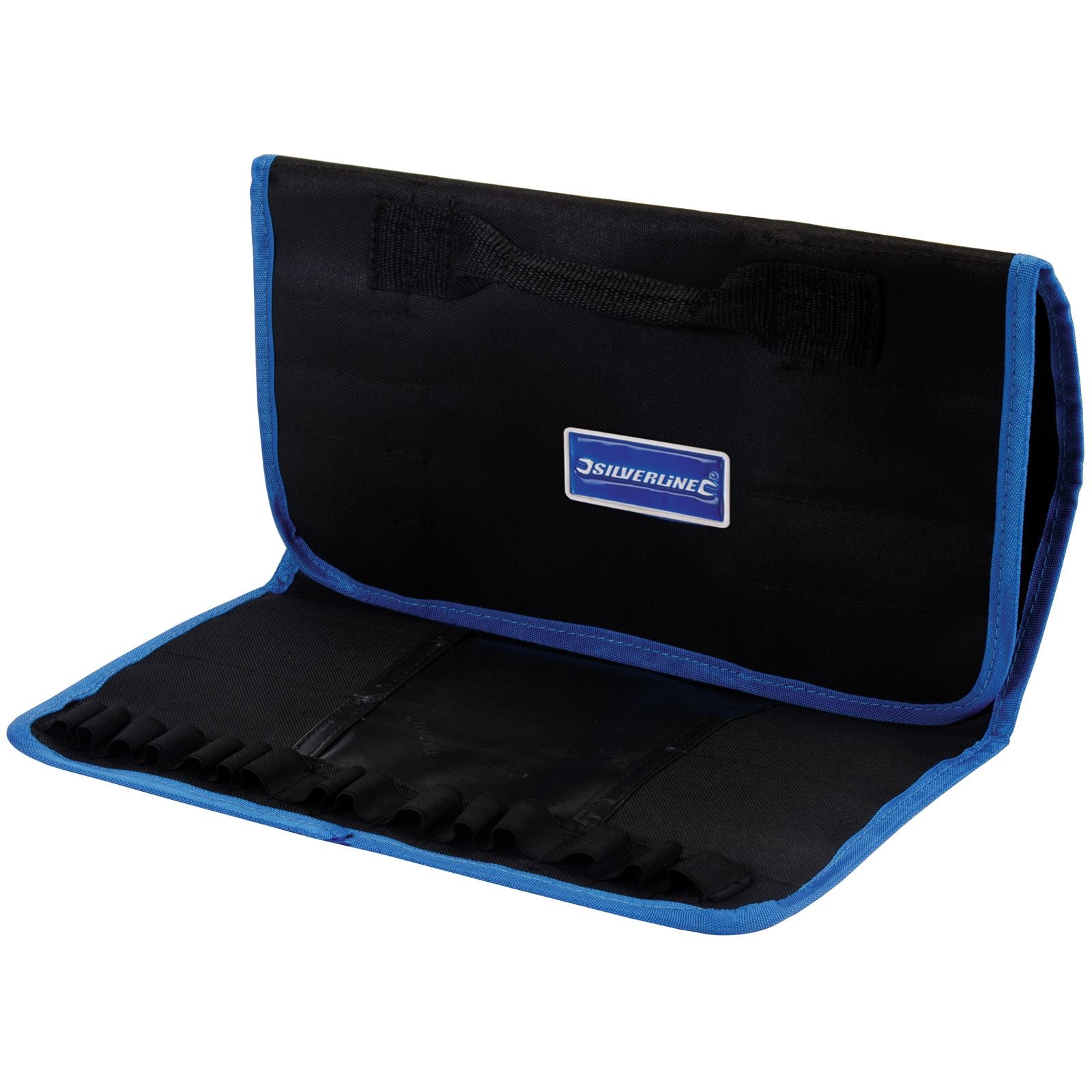 Silverline Expert Tool Roll 760x300mm Carry Bag Multi Pocket Strong Handles