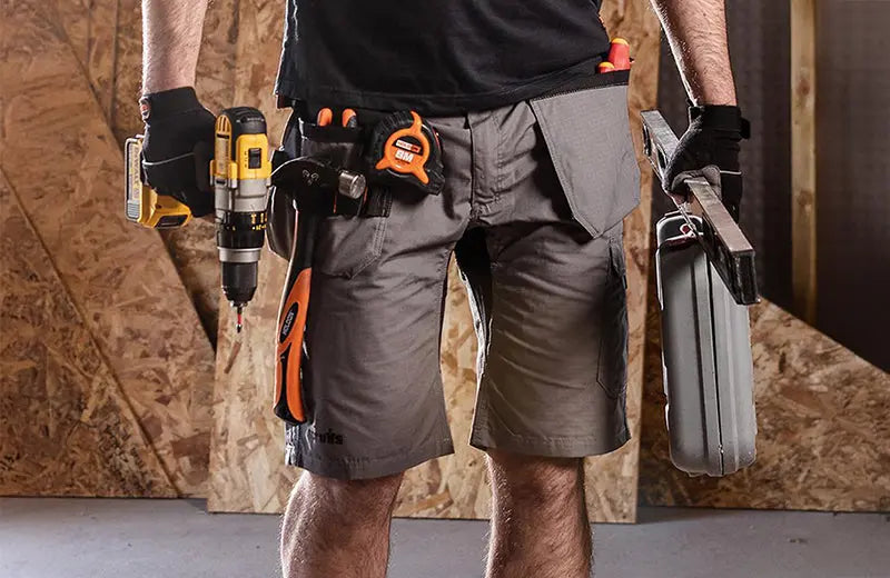 Scruffs-Shorts White Rose Tools
