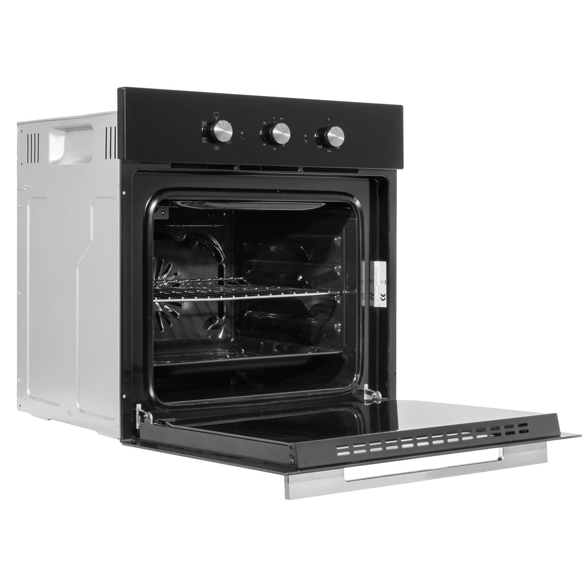 Baridi Built-In 5-Function Fan Assisted Oven with Timer 60cm, 55L Capacity - Black