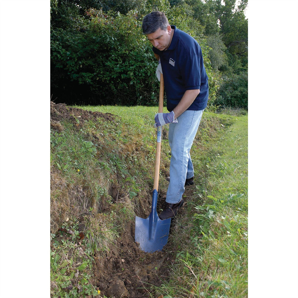 Draper Irish Pattern Long Handled Shovel 78430  White Rose Tools