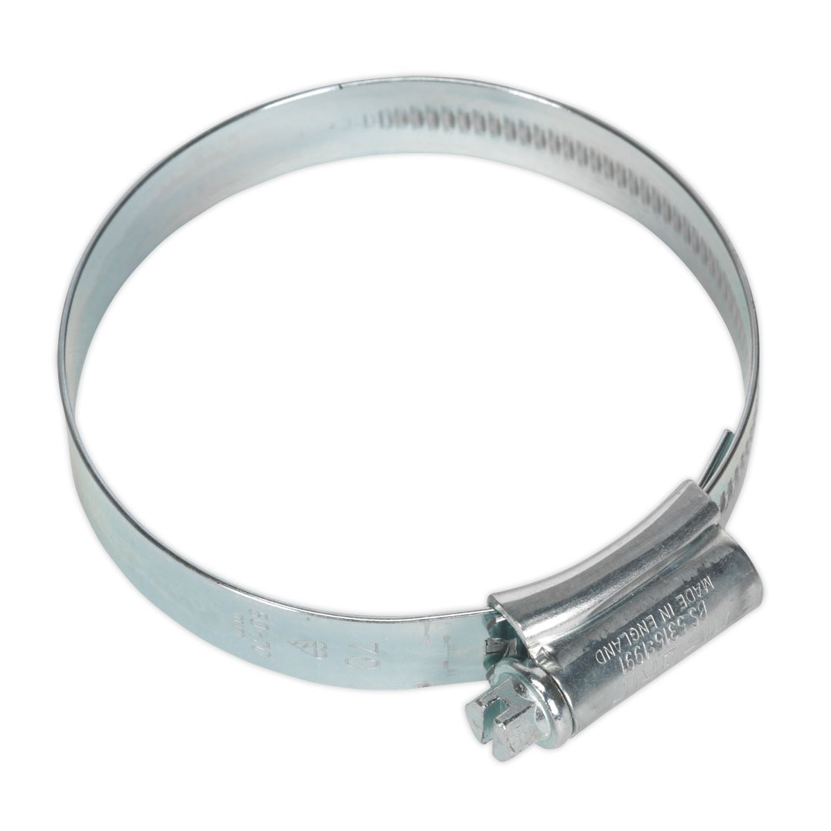 Sealey 10 Pack Hi-Grip Hose Clips (50-70mm x 12mm)
