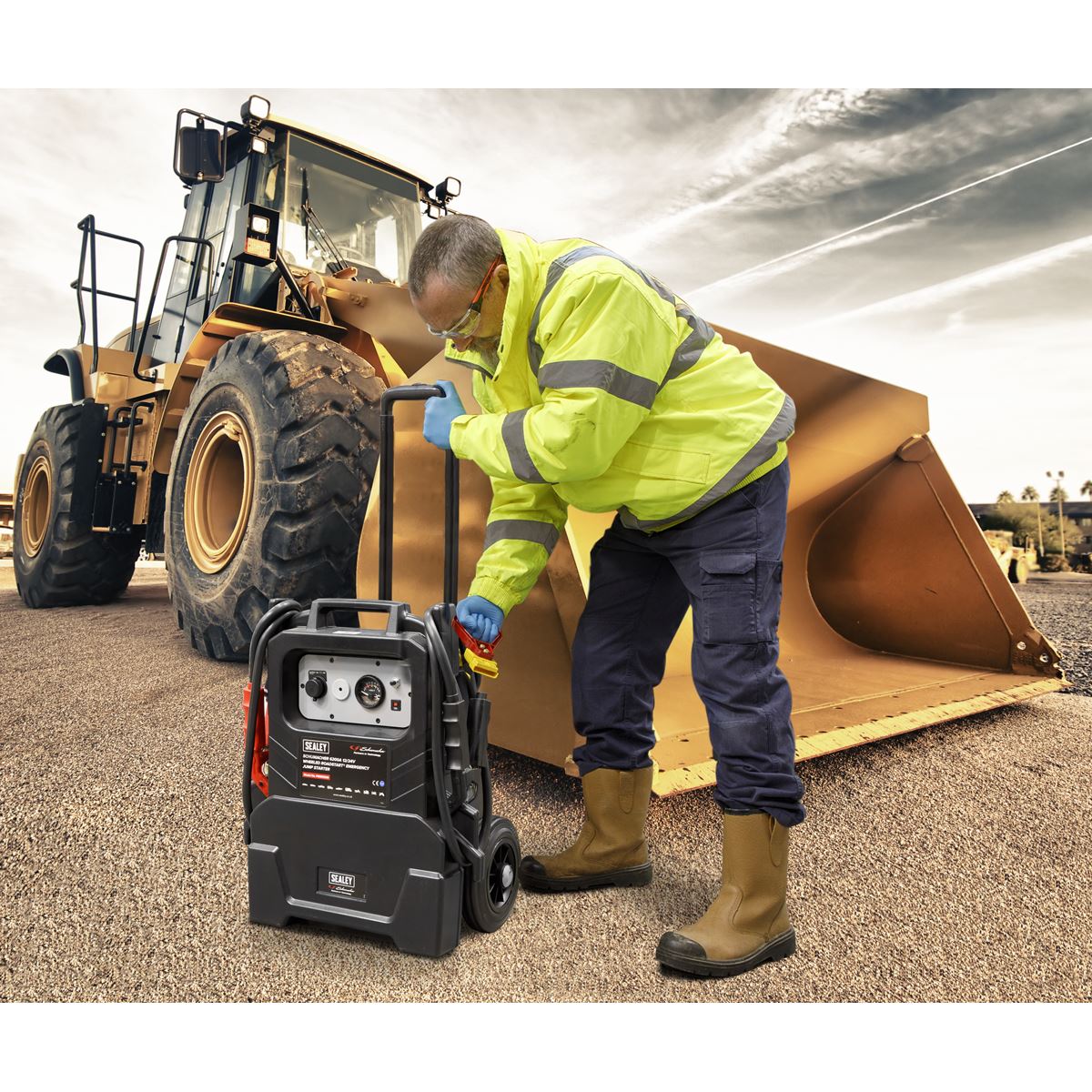 Sealey Schumacher Schumacher® Wheeled RoadStart® Emergency Jump Starter 12/24V 1500hp 