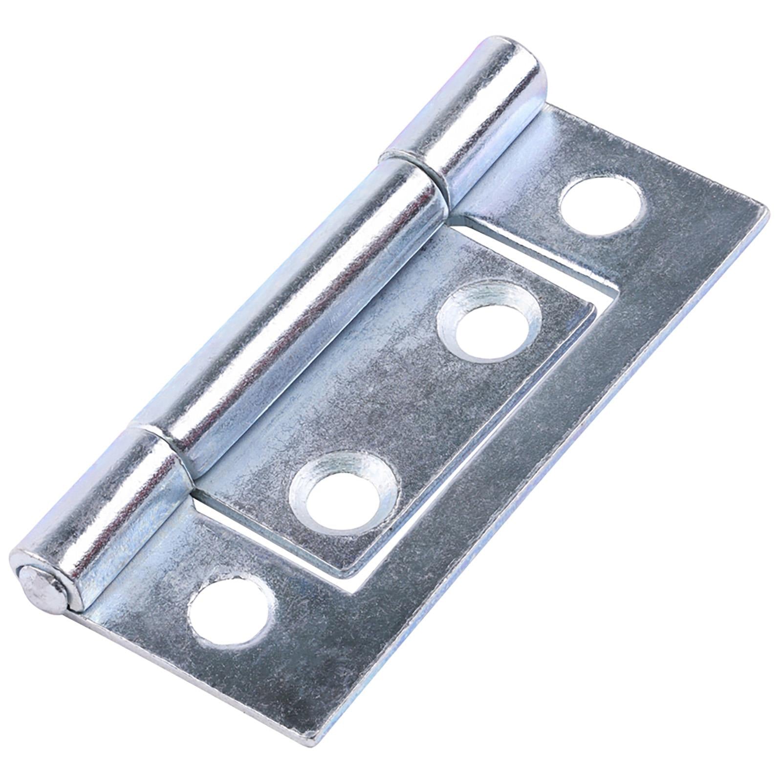 TIMCO Flush Hinge (105) for Cupboards Cabinets Doors Shutters Zinc Electro Brass White - Choose Size and Colour