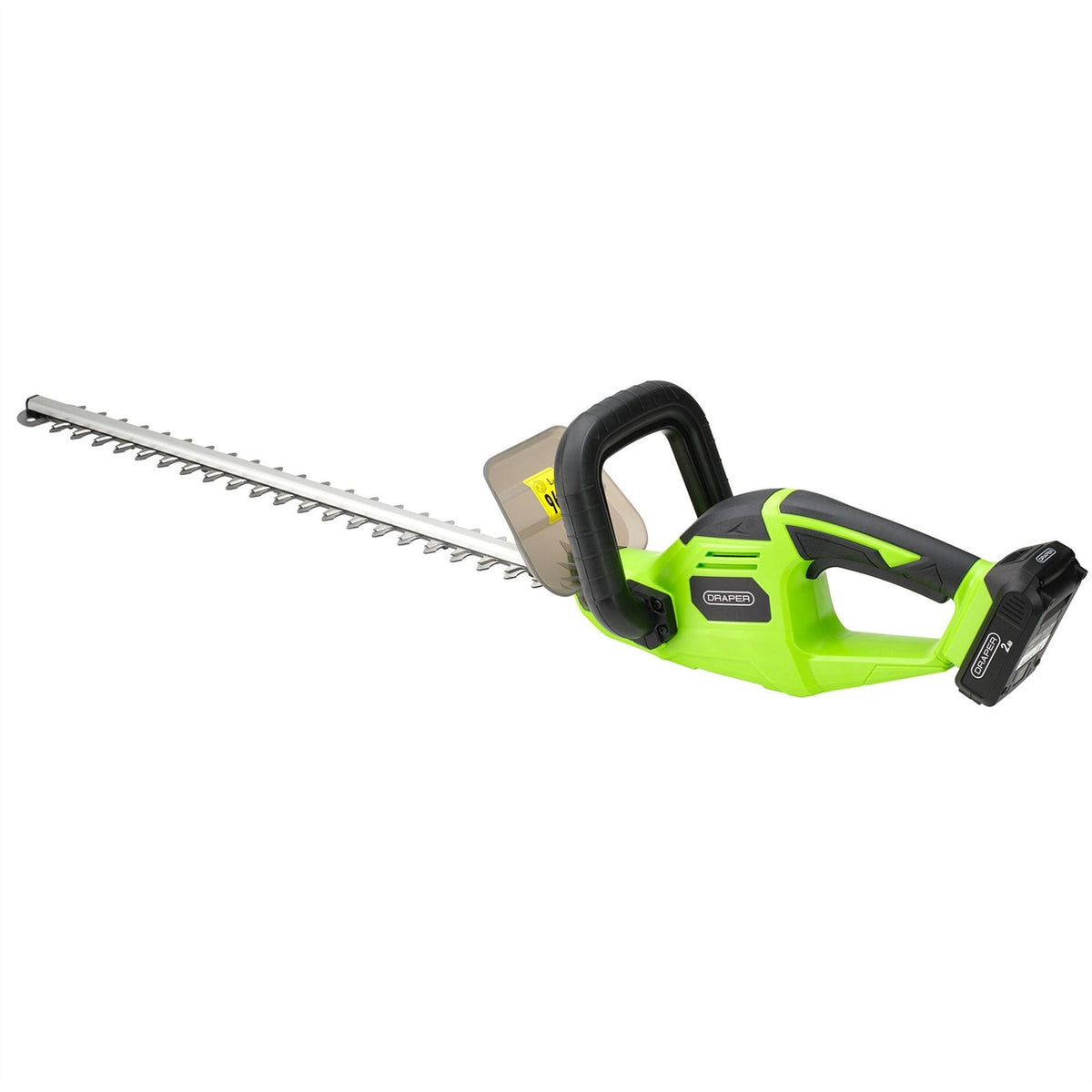 Draper 18V Hedge Trimmer 1 x 2.0Ah Battery 1 x Charger 31862  White Rose Tools