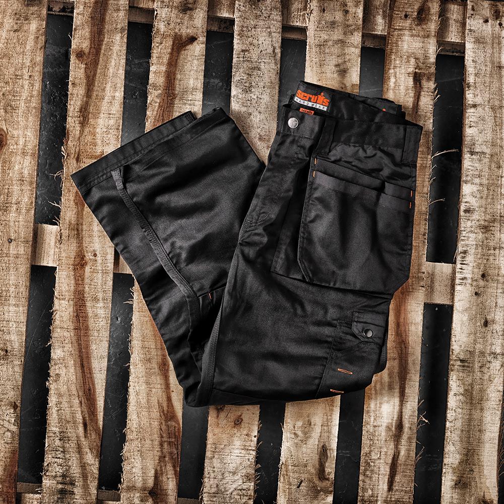 Scruffs Worker Plus Trousers Black - Choose Size