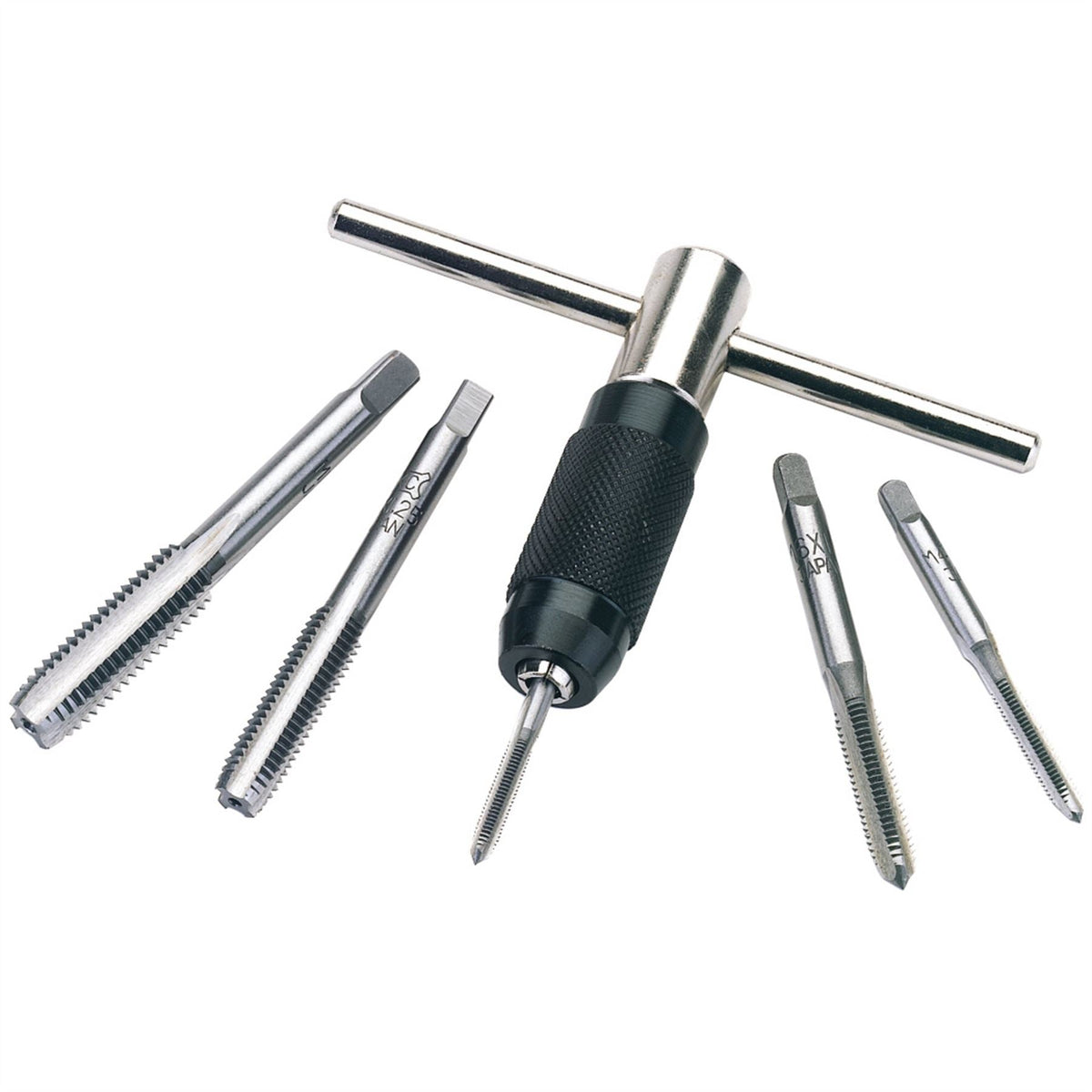 Draper Metric Tap and Holder Set (6 Piece) 79202  White Rose Tools