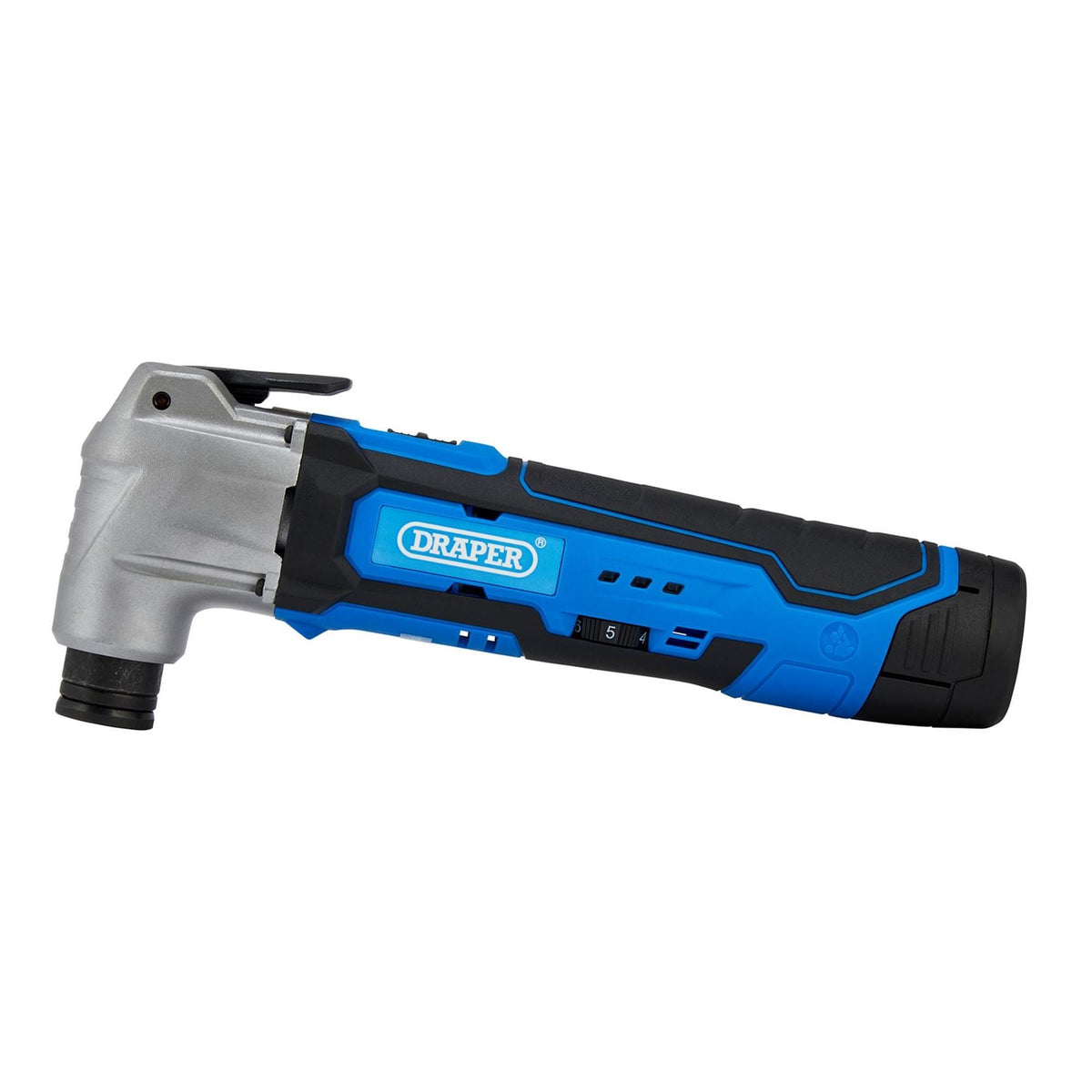 Draper 12V Oscillating Multi-Tool (33 Piece) 1 x Battery 1.5Ah 1 x Fast Charger 19392  White Rose Tools
