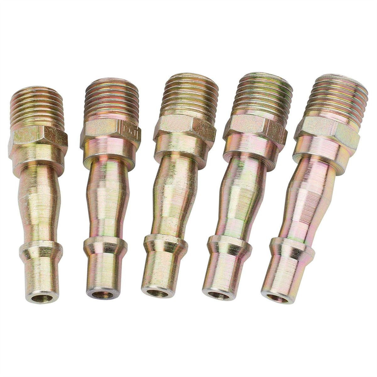 Draper 1/4" Male Thread PCL Coupling Screw Adaptor (Pack of 5) 25832  White Rose Tools