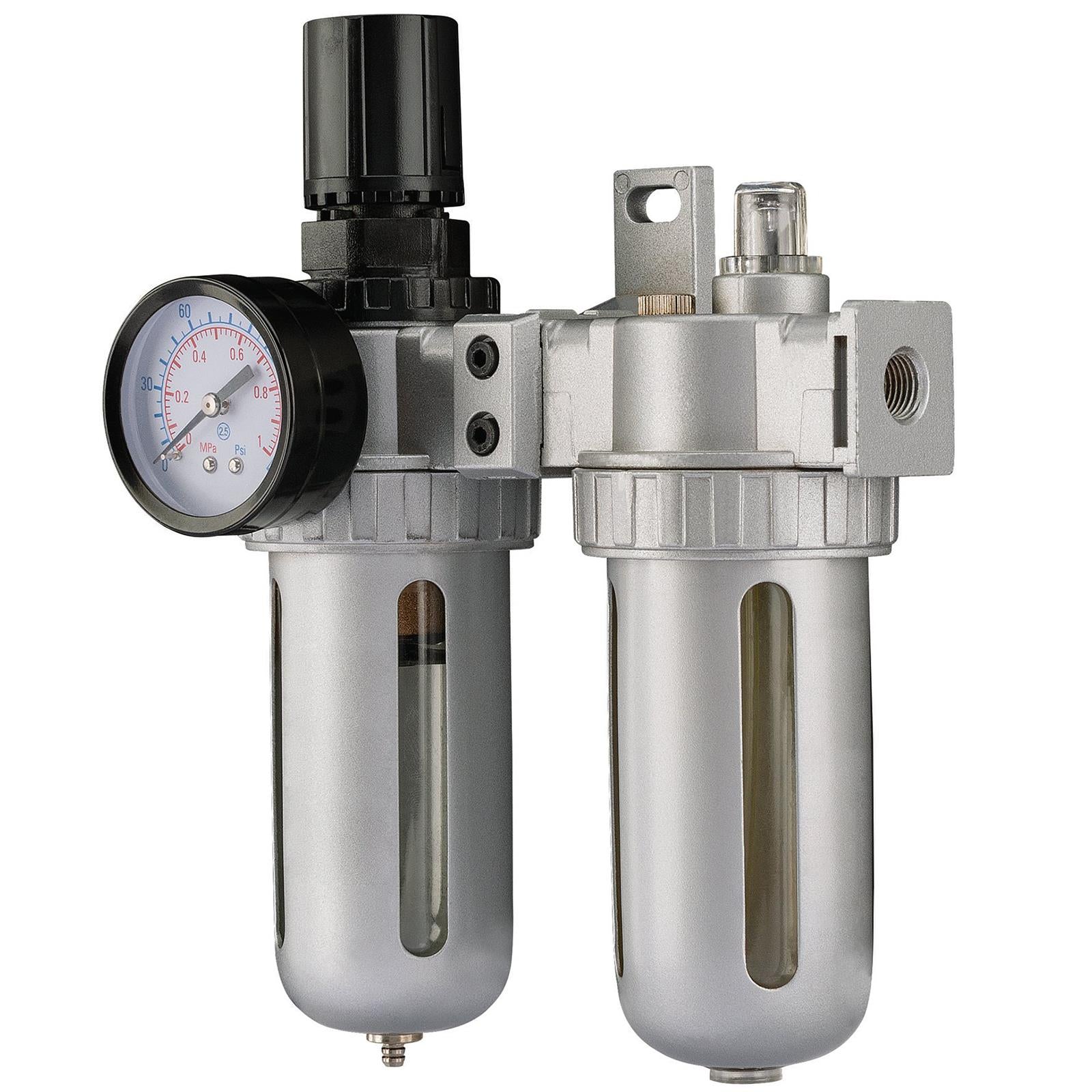 Draper Combined Air Filter Regulator Lubricator Unit 1/4" BSP