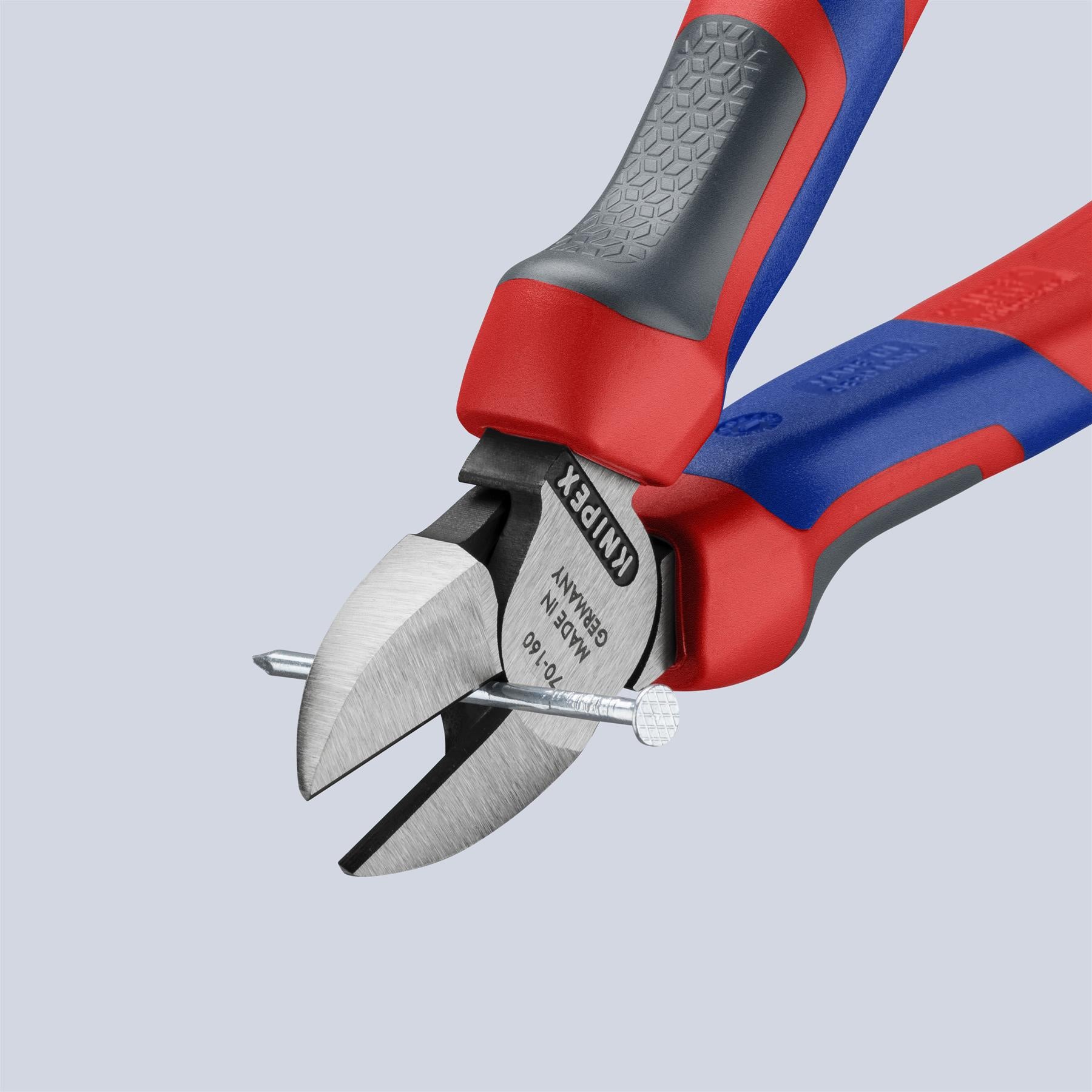 KNIPEX Diagonal Side Cutting Pliers Snips 160mm with Comfort Handles 70 02 160