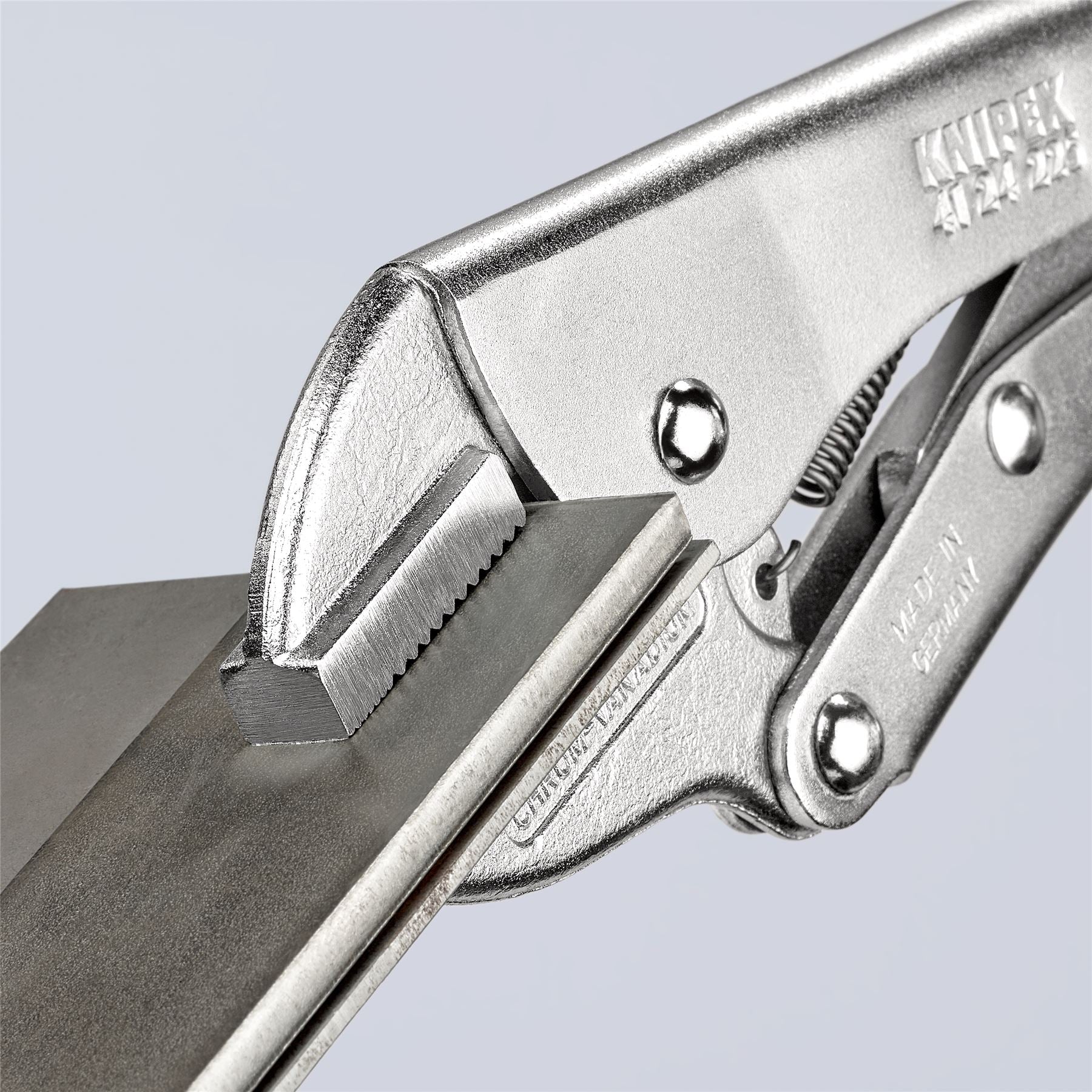 KNIPEX Grip Locking Pliers Mole Grips 225mm Galvanised 41 24 225